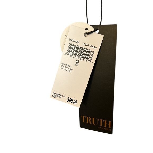 NWT TRUTH Men’s Jeans Straight Leg - Picture 2 of 5